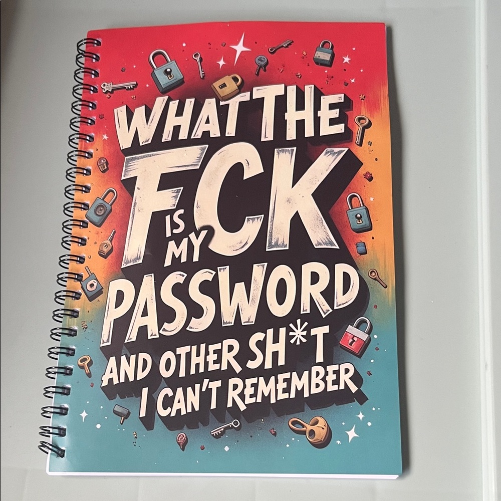 Passwords & Other Stuff Notebook-NEW
